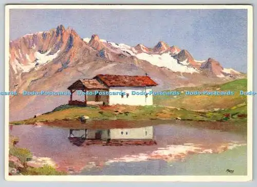 D331624 Chapelle Sainte Marie et Schwarzsee. Suisse. Stehli. Nr. 2370