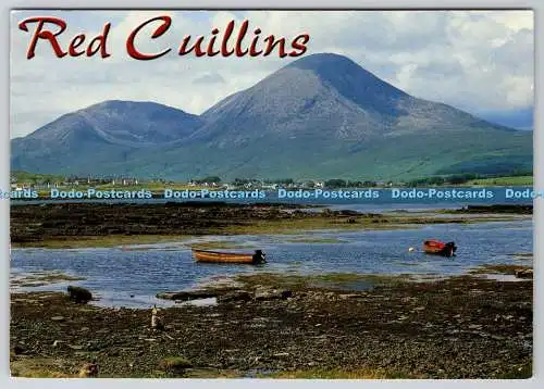 D334405 rote Cuillins. Von Broadford Bay. Isle of Skye. John Hinde. J. Arthur Di