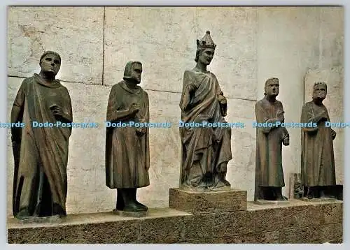 D334407 Pisa. Camposanto Monumentale. Tino da Camaino. Enry VII und dieser Berater