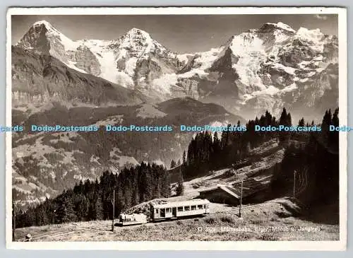 D331632 Murrenbahn Eigermönch u. Jungfrau. Beringer und Pampaluchi