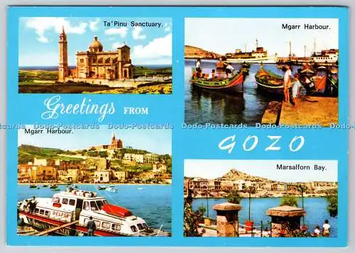 D329000 Grüße aus Gozo. Alfred Galea Zammit. Max Druckmaschine. Malta. M39