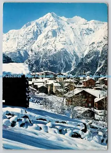 D325589 Schweiz. Grachen. Wallis. Wisshorn Brunegghorn und Bishorn. F. Walte