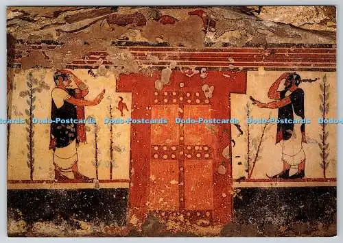 D334413 Tarquinia. Tomba Degli Auguri. La Porta Dell Ade. Arno Tevere. Scala