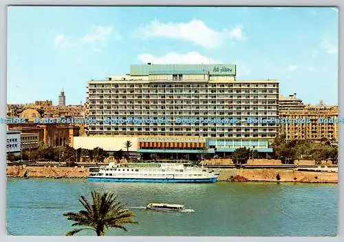 D331639 Kairo. Nile Hilton Hotel and He Isis Floating Hotel. Lehnert und Landroc