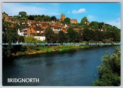 D334436 Bridgnorth. Vom Fluss Severn. J. Salmon. Sevenoaks. Kent