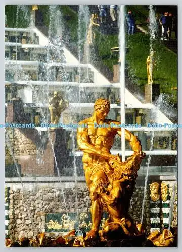 D326451 Russland. St. Petersburg. The Lower Park. The Great Cascade. Der Samson Fo