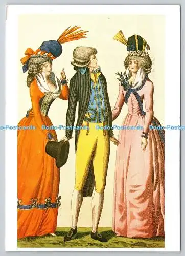 D325631 Victoria and Albert Museum. Moden für 1793. Gravur für Journalfell