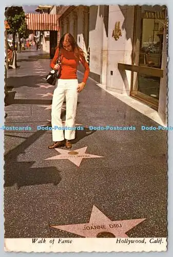 D325650 California. Hollywood. Walk of Fame. Gehwege mit Sternnieten. Marty Georg