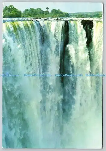 D325651 Rhodesien. Victoria Falls. Nahaufnahme der Main Falls. Big Game Photograph