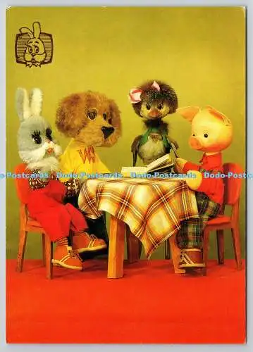 D329063 Stepashka. Filya. Hrusha und Korkosha. Puppenfiguren aus sowjetischem Tel