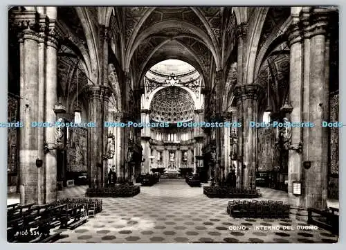 D331700 Como. Interno del Duomo. Brunner. RP