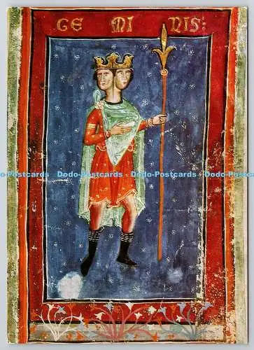 D326494 Paris. Bibliotheque Nationale. Les Gemeaux. Zwillinge. Liber Astrologiae. E