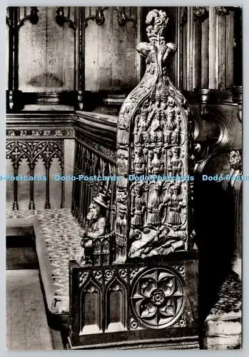 D325666 England. Cheshire. Chester Cathedral. Deans Stall End. CH. 1. RP