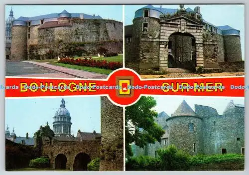 D3344496 Boulogne Sur Mer. Pas de Calais. Die Burg und die Kathedrale aus dem 13. Jahrhundert