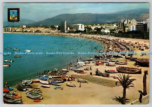D331720 Benidorm. Alicante. Poniente Strand und Hafen. Fisa. A. Subirats Casano