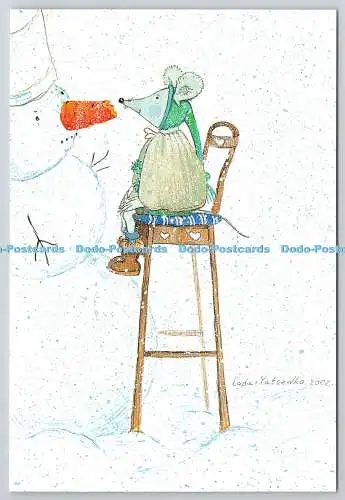 D329085 Bloomsbury Postkartenmesse 24. Februar 2002. Lada Jazenko. IPM Promotio