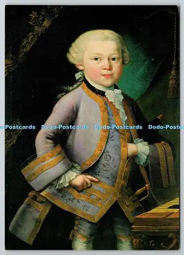 D326515 Salzburg. Internationale Stiftung Mozarteum. Mozart im Galakleider. Kunst
