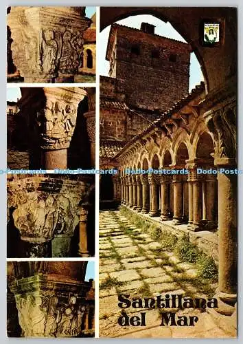 D329095 Santander. Santillana del Mar. Kreuzgang und Kapitelle der Colegiata. D