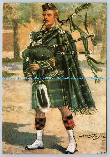 D326517 Gordon Highlanders. 1787 zum 75. Highland Regiment aufgezogen. Col in Chi