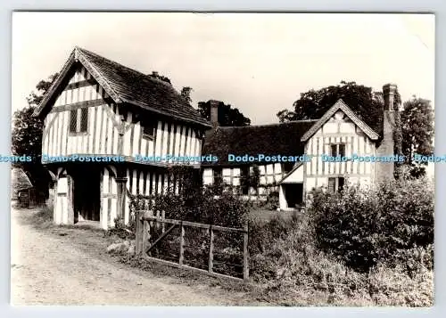 D334513 Lower Brockhampton in der Nähe von Bromyard. Fachwerk-Mano aus dem 14. Jahrhundert