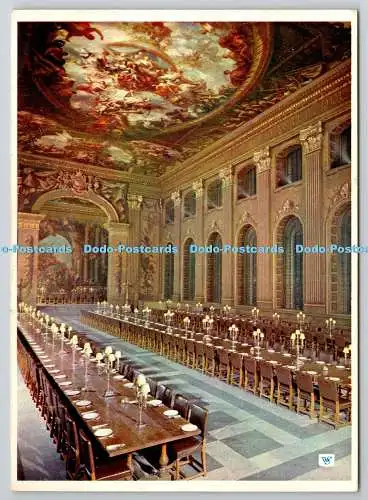 D326530 Greenwich. Royal Naval College. Die bemalte Halle. Walter Scott Farbe Se