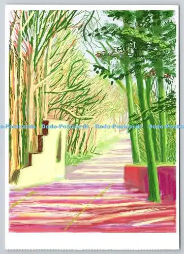 D326534 David Hockney Ausstellung größeres Bild. London. 21 Jan bis 9 Apr 2012. U