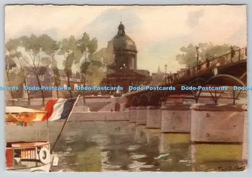 D331763 Heures Calmes de Paris. Le Pont des Arts. Touristique Ode. Paris