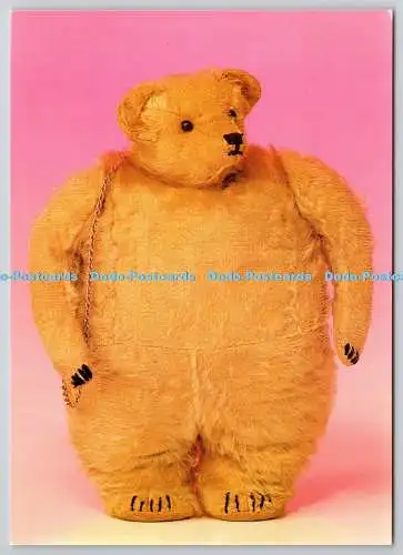 D325731 Stratford upon Avon. Teddybär Museum. Ausgefallener Teddybär Muff 1908. Be