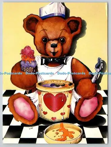 D325733 Ice Cream Teddy. Greg Gorham. Ringelblume durch MWA-Lizenzierung. Athena Interna