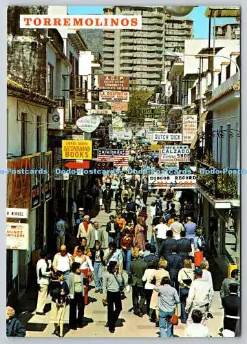 D326570 Spanien. Torremolinos. San Miguel Street. Foto Antonio. N. 36. 1987. Postc