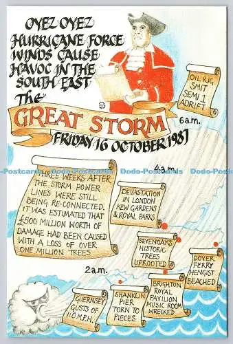 D326580 Der große Sturm. Stephen Johnston 1987. P H Themen. Basingstoke. Gedanke