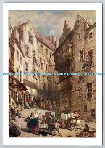 D325747 Edinburgh. Fuß des Westbogens. J. D. Harding nach G. Cattermole 1854.