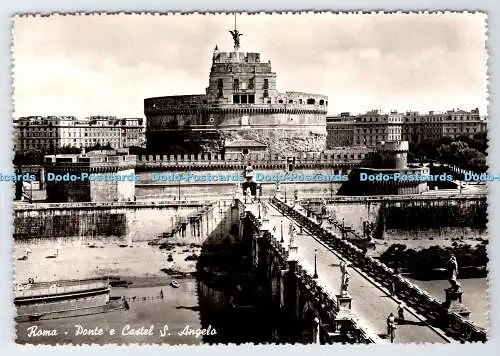 D334579 Roma. Ponte e Castel S. Angelo. Enrico Verdesi. Fotocelere. RP