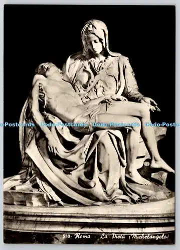 D325756 Italien. Roma. La Pieta. Michelangelo. N. 533. PM. Citta del Vaticano. 195
