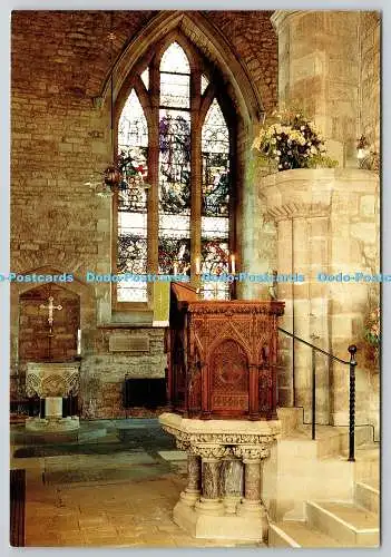 D326603 Herefordshire. Ledbury. St. Michael und alle Engel. Kanzel und vorne. Fr