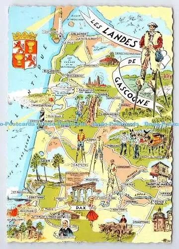 D334603 Les Landes de Gascogne. Les Provinces Francaises. Gaby. Artaud Pere et F