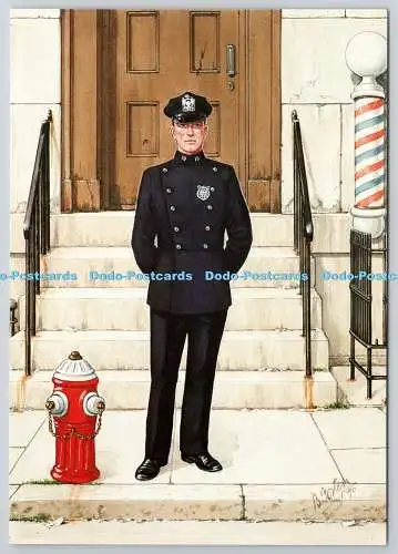 D325782 Polizist. New York City Police Department 1943. Bryan Fosten. Pomp