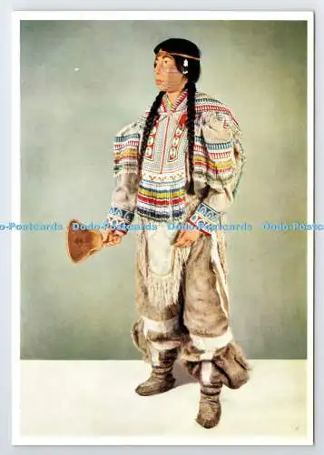 D334610 Kanada. Damenkostüm des Iglulik Eskimos. Das Nationalmuseum von Denma