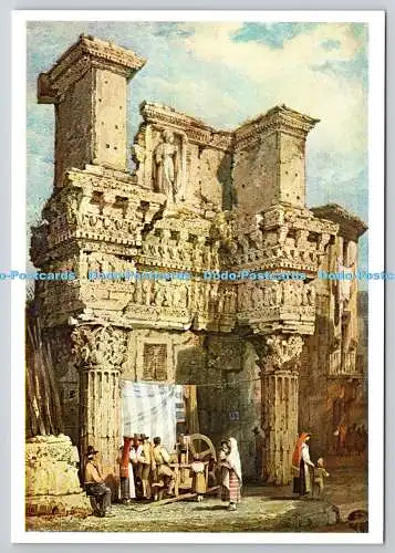 D326621 Victoria and Albert Museum. Samuel Prout. Forum von Nerva Rom. Der Campf