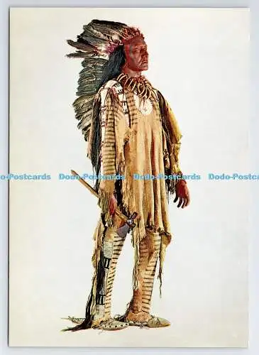 D334611 Prärieindianer aus Nordamerika. Dänisches Nationalmuseum. Lenna