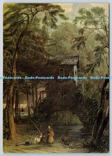 D329198 Cumbria. Ambleside. Brückenhaus. Thomas Allom. National Trust. Larkfiel