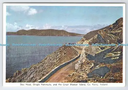 D334621 Irland. Co. Kerry. Slea Head. Dingle Peninsula and the Great Blasket Is