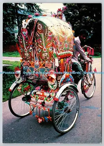 D326631 British Museum. Verkehrskunst. Rikscha Gemälde aus Bangladesch. Hasse G