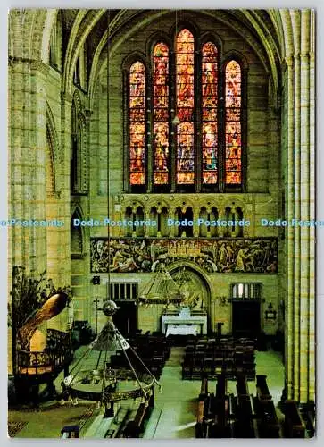 D329207 Haarlem. Kathedrale Basiliek St. Bravo. Kathedrale. Das Fenster Christi