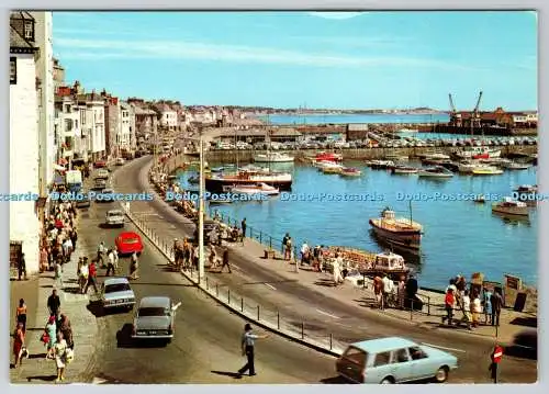 D331852 C.I. Guernsey. Esplanade und Old Harbour. Guernsey Press. E. T. W. Denn