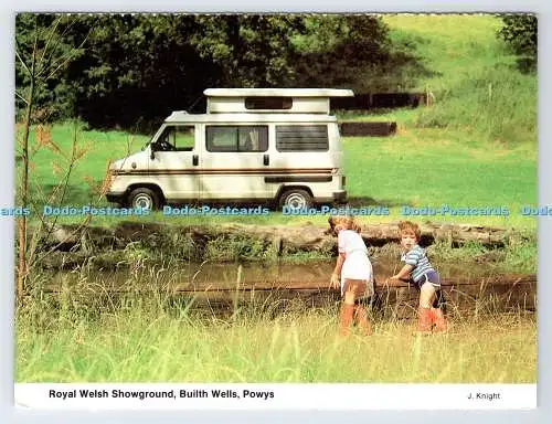 D334636 Powys. Royal Welsh Showground. Brunnen bauen. Das Caravan Club Gelände. Jenn