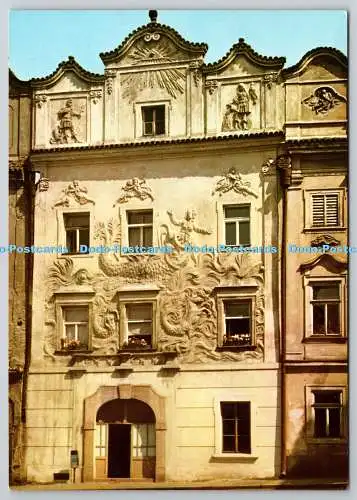 D329216 Pardubice. Barockhäuser am Platz. Ladislav Neubert. Pressefoto. Pr