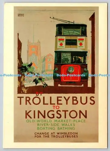 D326653 London Transport Museum. Mit dem Trolleybus nach Kingston. Gregory Brown 1933.