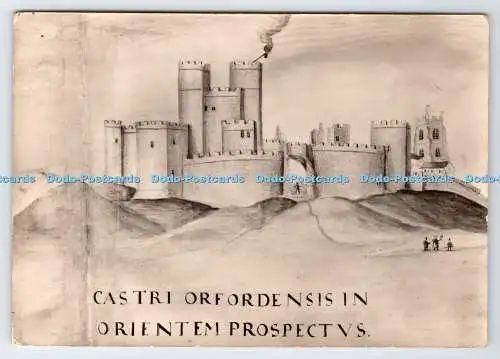 D334660 Suffolk. Orford Castle. Reproduziert von Norden Survey. Ministry of Publi