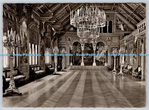 D331885 Schloss Neuschwanstein. Sangersaal. Martin Herpich und Sohn. RP